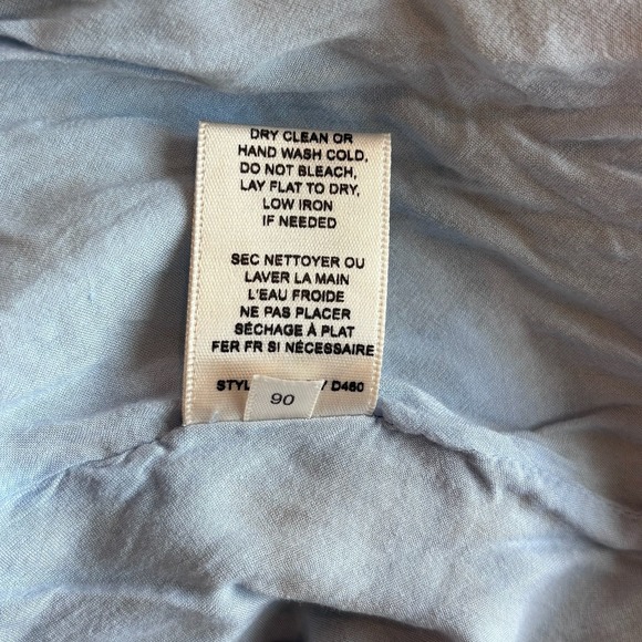 Rebecca Taylor Dress Womens 6 Floral Button Front Midi Puff Sleeve Boho‎ Chic - Picture 10 of 10